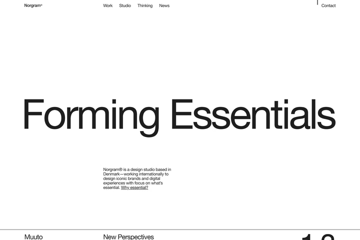 Norgram website preview